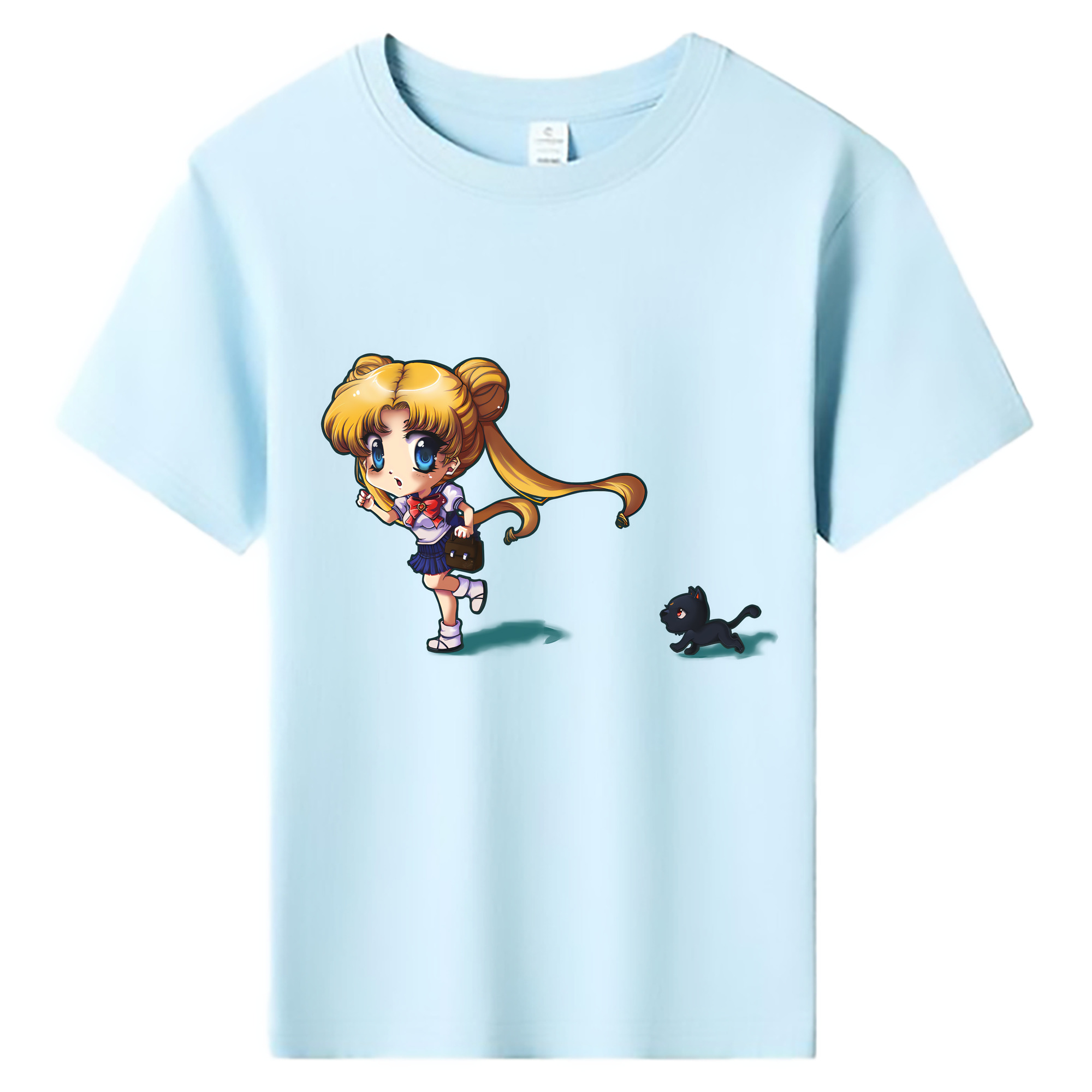 （画像用） 美少女戦士セーラームーン 愛野 美奈子 あいの みなこ Sailor Moon Aino Minako 綿100％キッズTシャツ（フロントプリント）